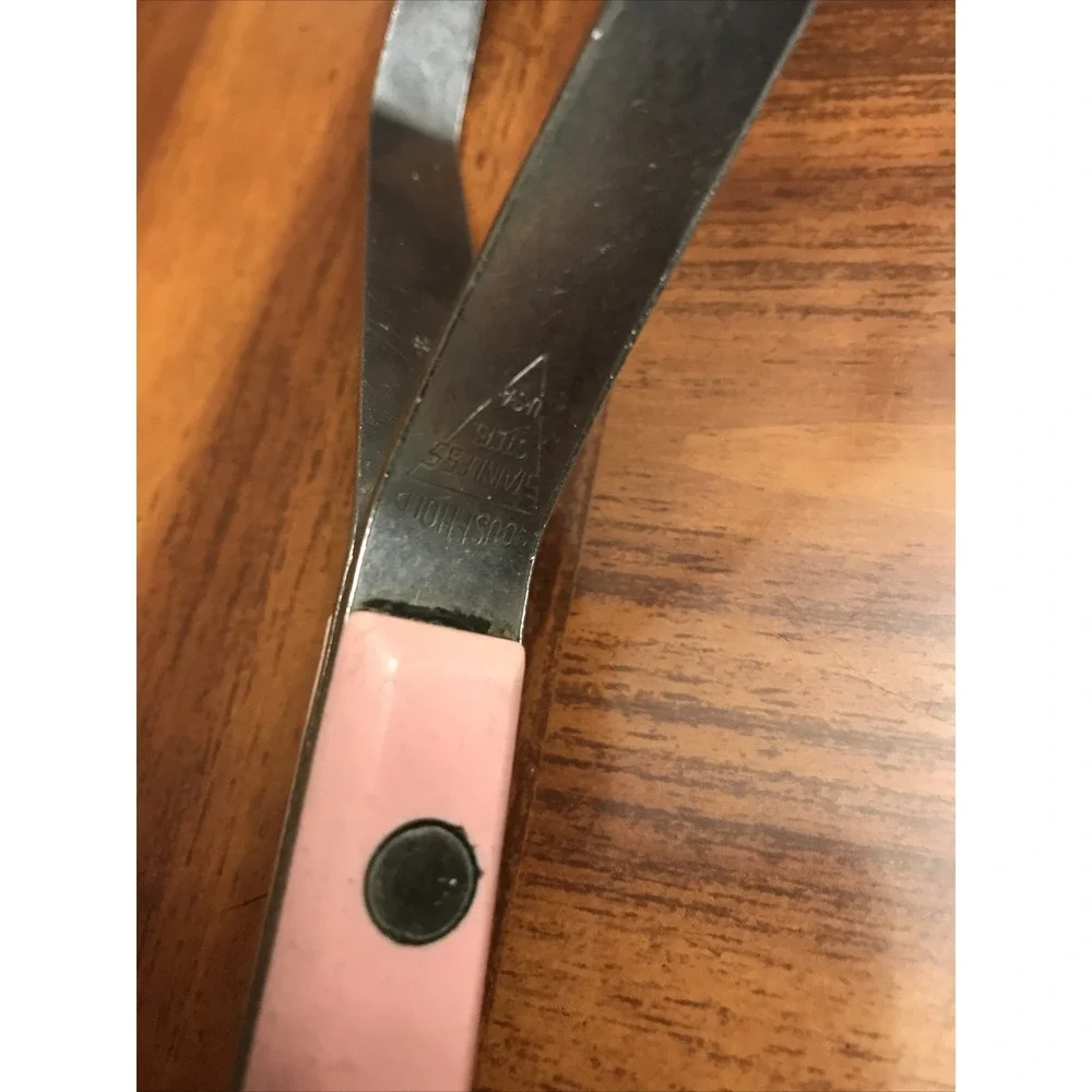 household stainless steel usa masher pink Bakelite‎ handle